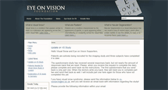 Desktop Screenshot of eyeonvision.org