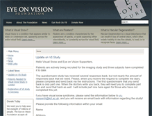 Tablet Screenshot of eyeonvision.org